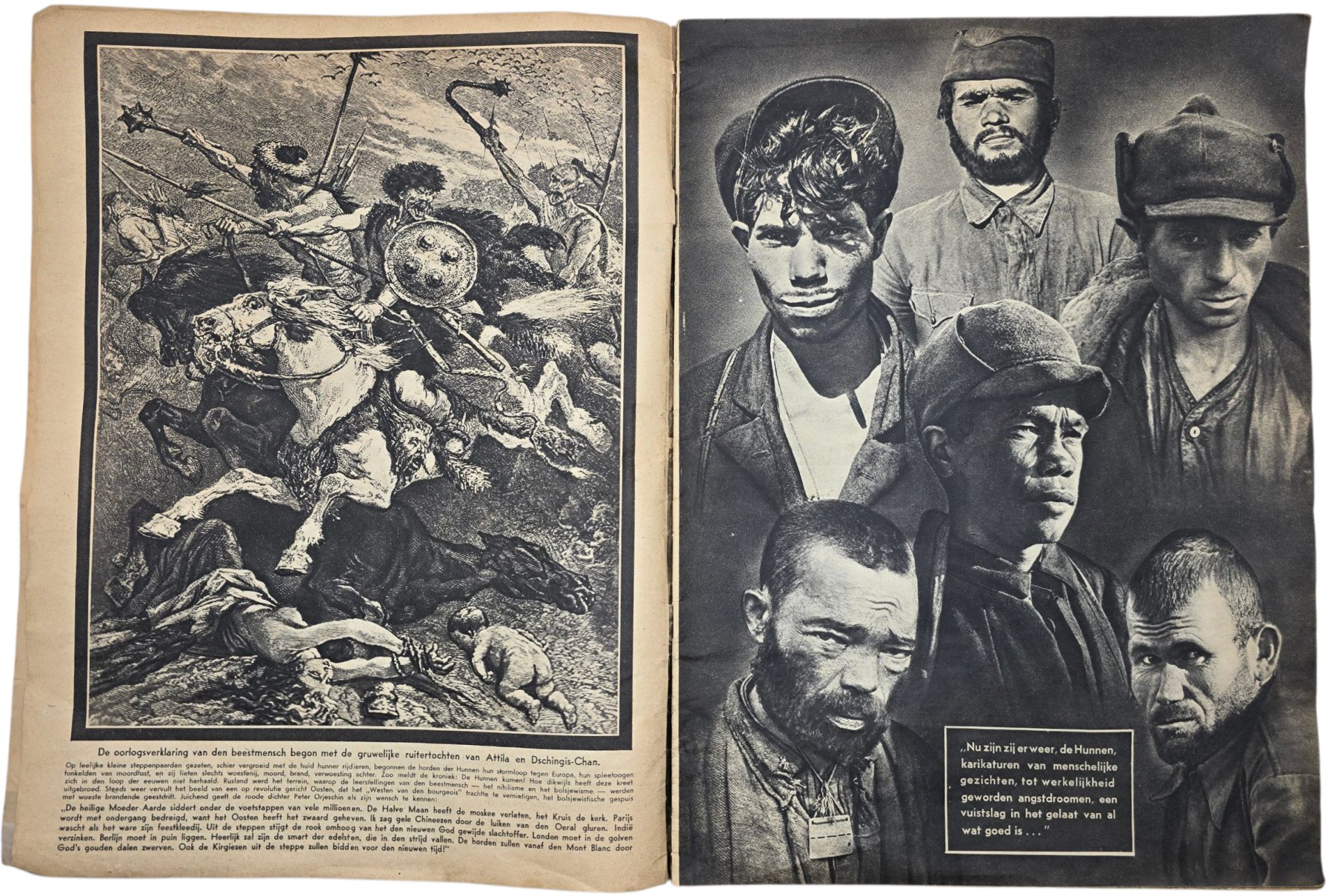 Original WW2 Dutch Anti-semitic Brochure - De Beestmensch (1942) — image 3