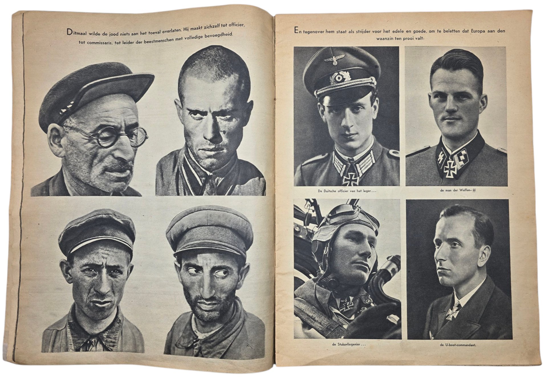 Original WW2 Dutch Anti-semitic Brochure - De Beestmensch (1942) — image 4