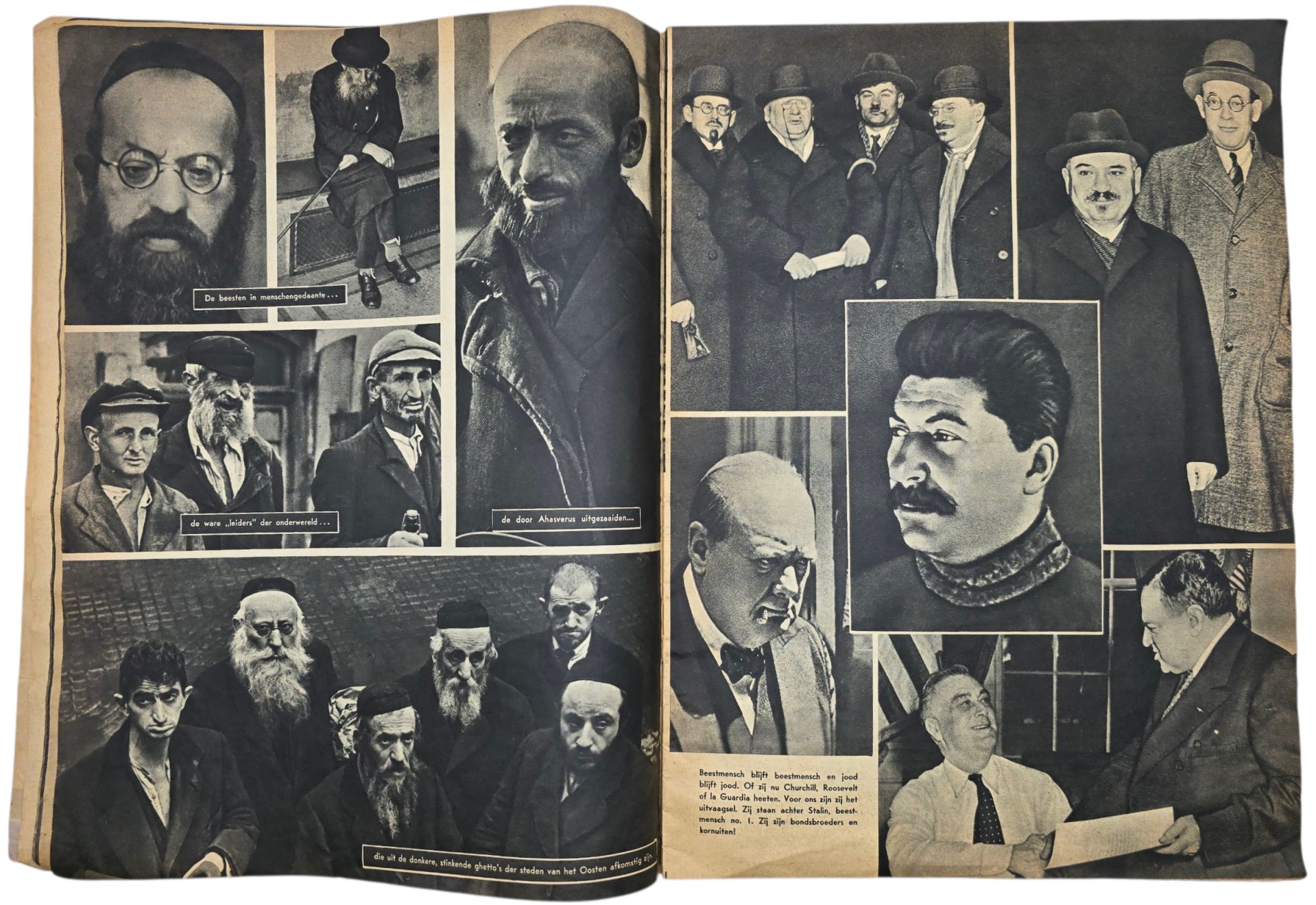 Original WW2 Dutch Anti-semitic Brochure - De Beestmensch (1942) — image 5