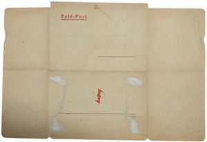 Original WW2 Dutch Waffen SS Document - Unused Feldpost Dutch SS