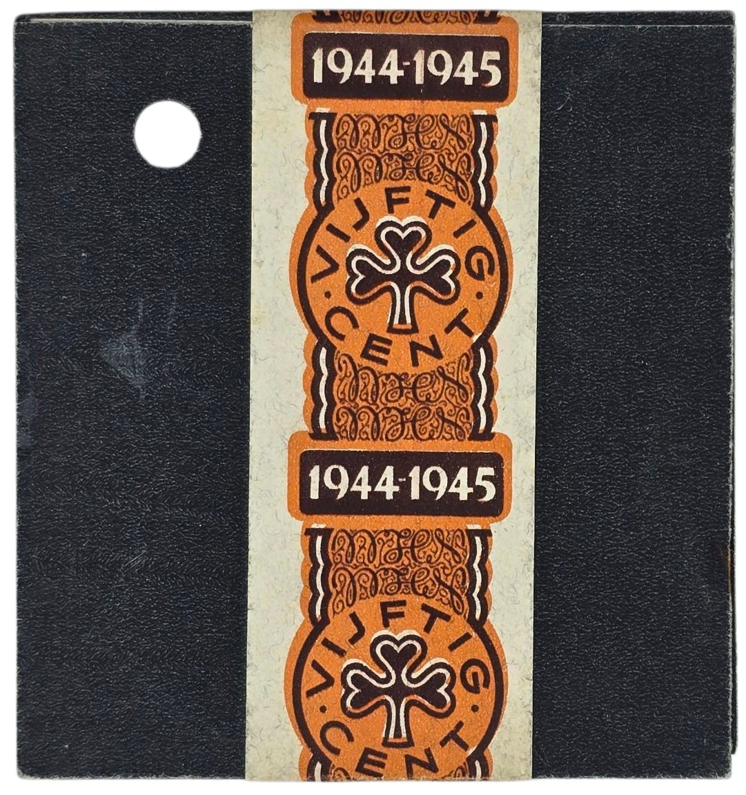 Original WW2 Dutch Collaboration WHN Document - Lottery ticket 1944 1945 unopened (1944)