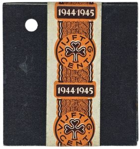 Original WW2 Dutch Collaboration WHN Document - Lottery ticket 1944 1945 unopened (1944)