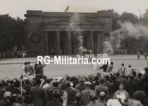 Original WW2 German Press Photo - Olympics, Olympic Games ceremony in Berlin (1936)