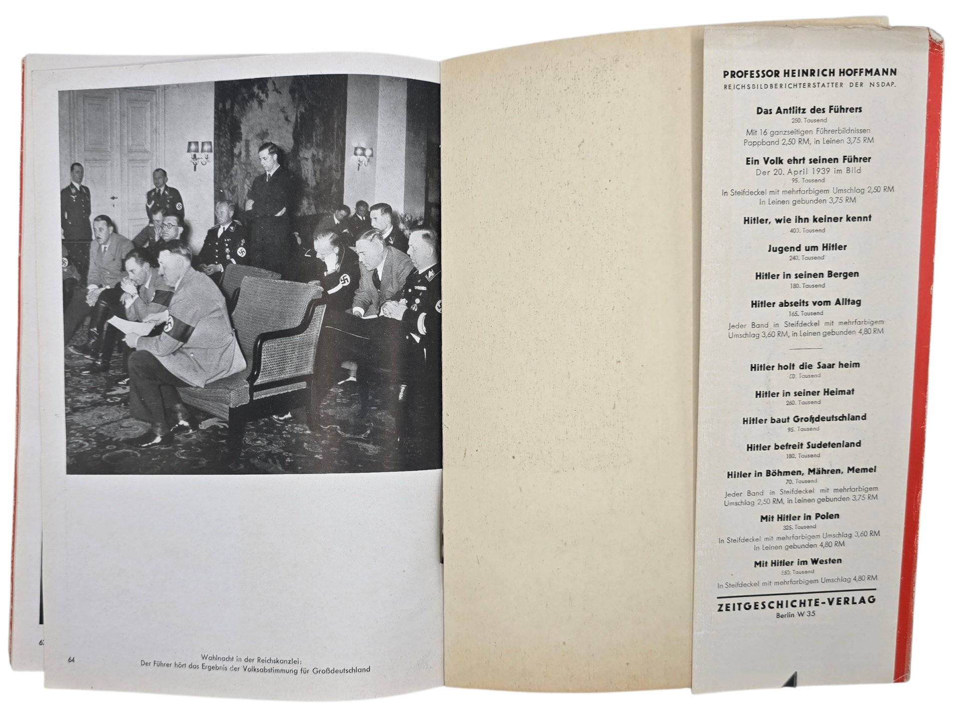 Original WW2 German Photo Book - Hitler baut Grossdeutschland, Heinrich Hoffmann (1938) — image 10
