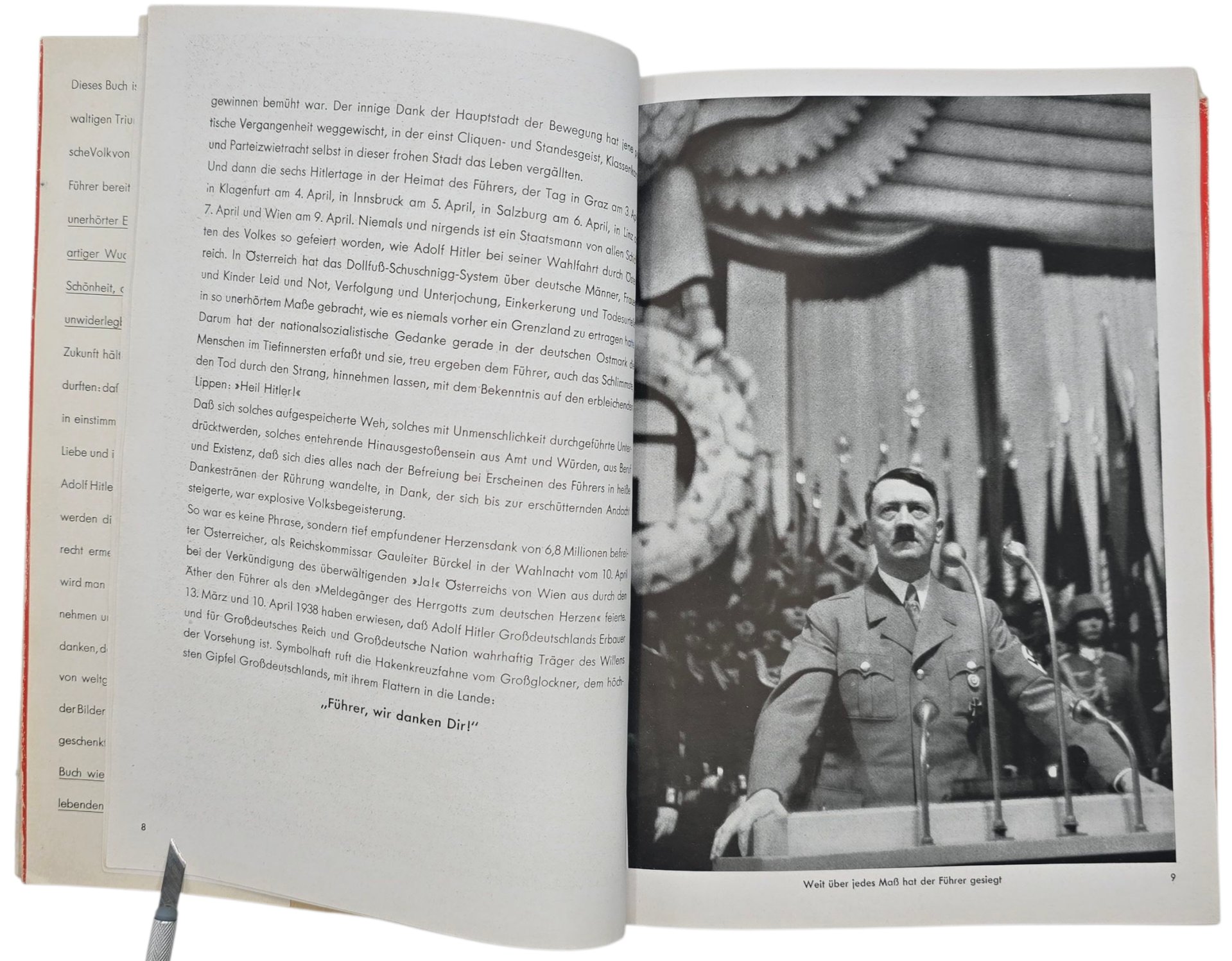 Original WW2 German Photo Book - Hitler baut Grossdeutschland, Heinrich Hoffmann (1938) — image 3
