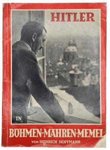 Original WW2 German Photo Book - Hitler in Böhmen Mähren Memel, Heinrich Hoffmann (1939)