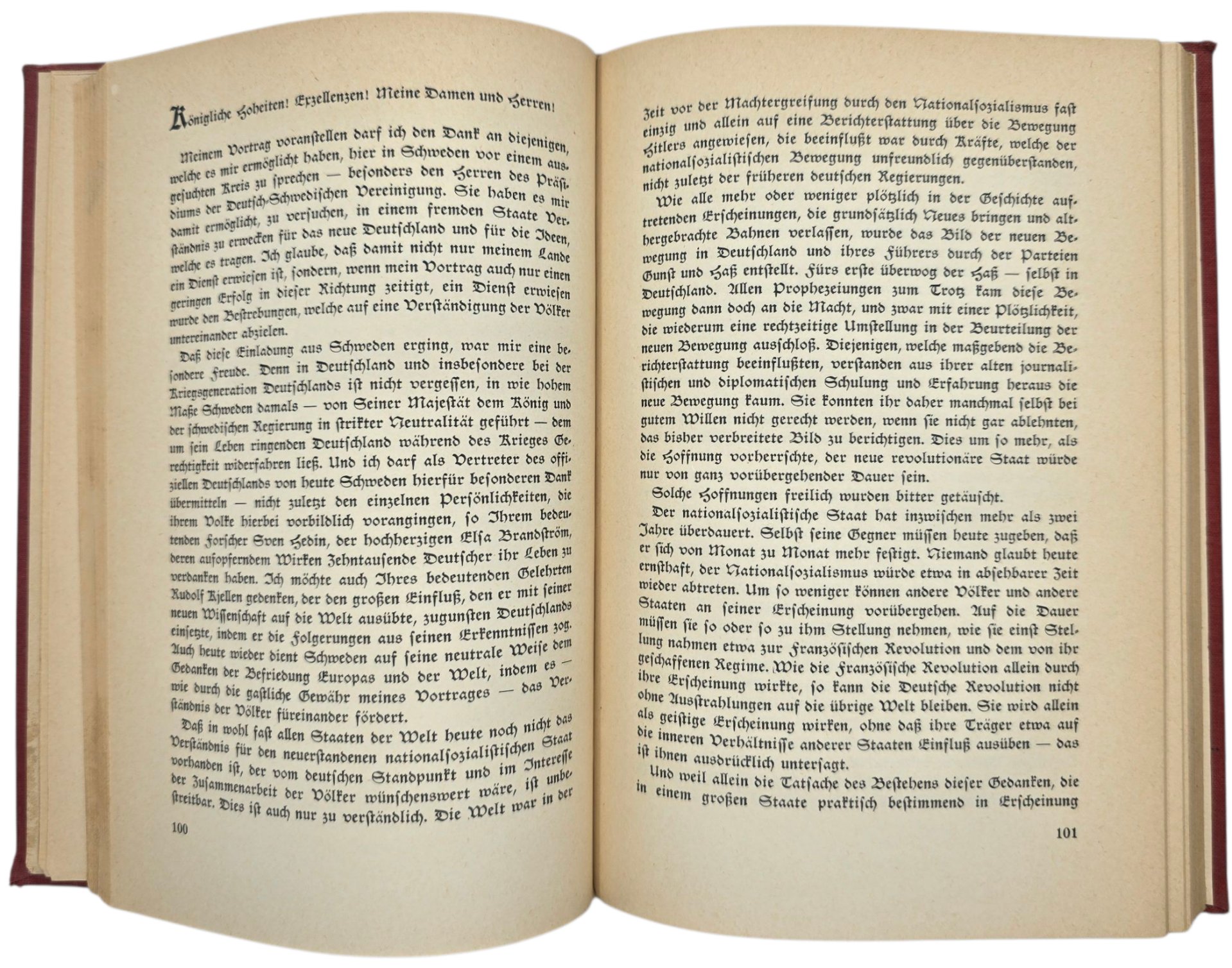 Original WW2 German Book - Rudolf Hess Reden (1940) — image 5