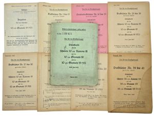 Original WW2 German Book - Schutztafel für die Schwere 10 cm Kanone 18, Granate 19 Fes, H. Dv. 119/411 (1942 1944)