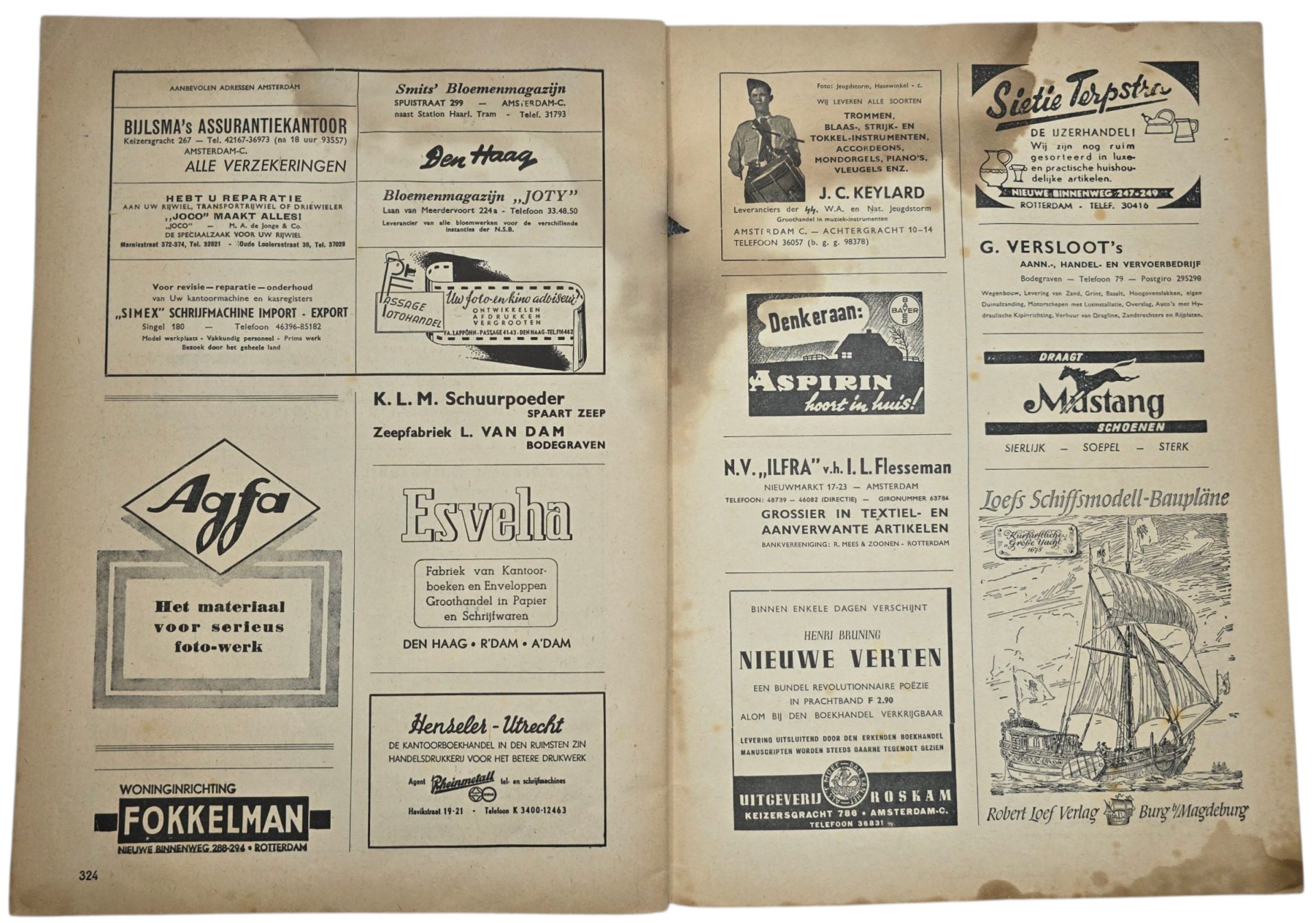 Original WW2 Dutch Collaboration NSB Magazine - NJS Jeugdstorm De Stormmeeuw, 9th year No. 12 (1943) — image 5