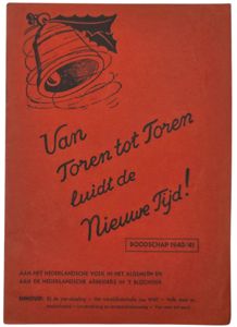 Original WW2 Dutch Collaboration NSB Brochure - NVV Van Toren tot Toren luidt de Nieuwe tijd (1941)