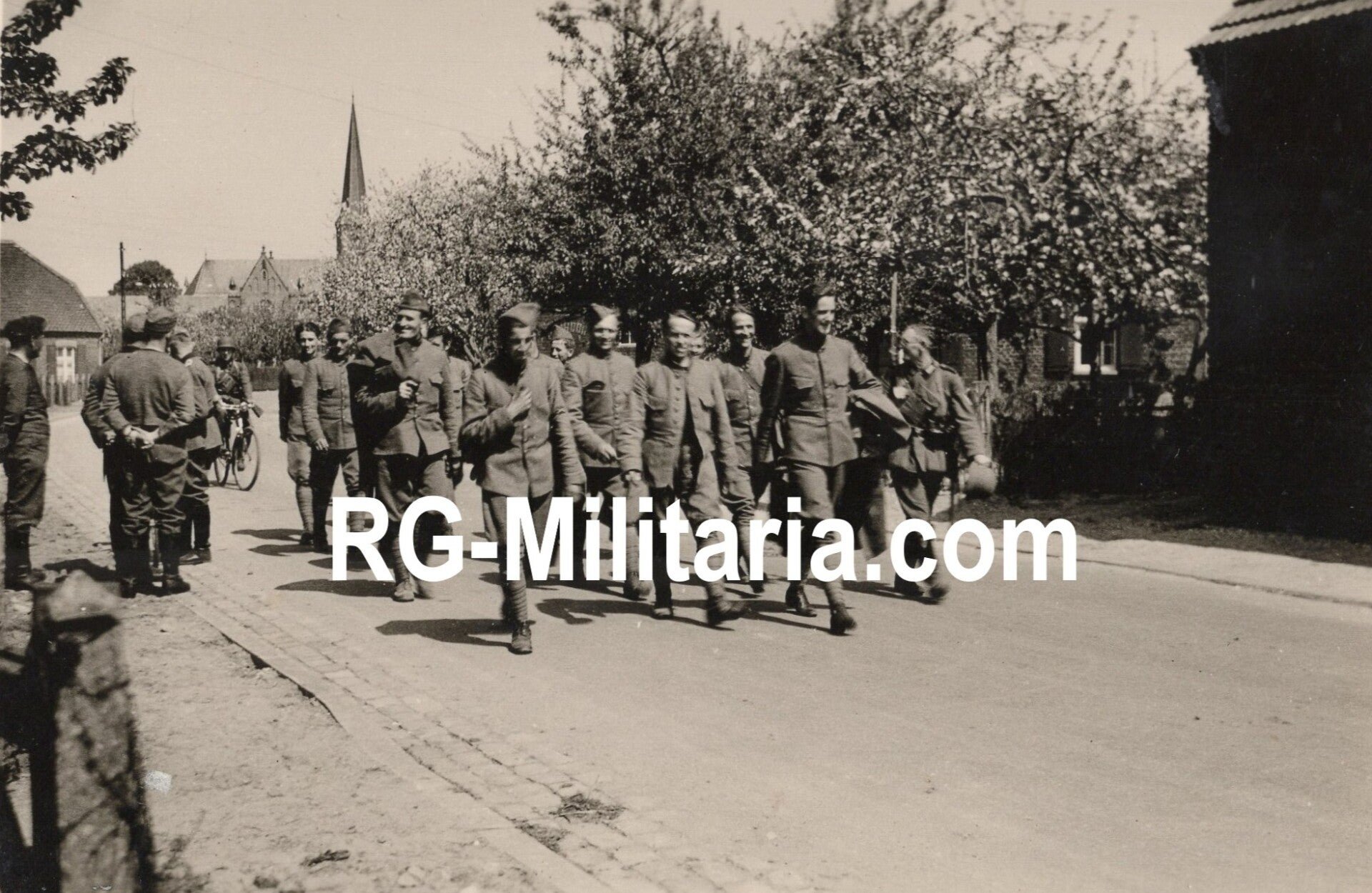 Original WW2 German Photo - Dutch POW soldiers, Holland, May (1940)
