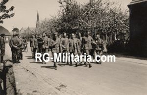 Original WW2 German Photo - Dutch POW soldiers, Holland, May (1940)