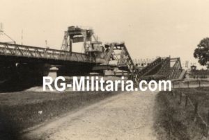 Original WW2 German Photo - Destroyed bridge in Zutphen, Holland, May (1940)