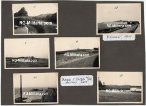 Original WW2 German Photo - Photo grouping Luftwaffe Fliegerhorst Bergen airfield, Alkmaar (1940)