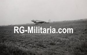 Original WW2 German Photo - Captured Dutch Douglas DC-2 KLM Kwak, Schiphol, Amsterdam, Holland (1940)