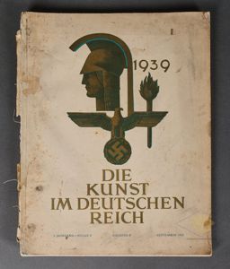 Art in the German Reich. Volume 3, Issue 9 September 1939, Issue B * Special Issue New Reich Chancellery