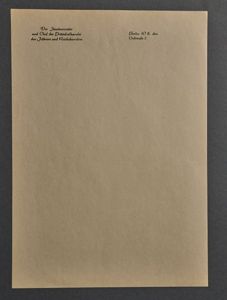 Otto Meissner Stationery