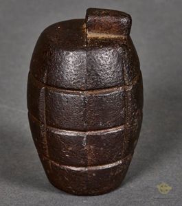 Novelty Paperweight in Shape of a Grenade