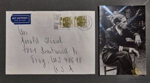 German WWII Signed Photo of Knights Cross Winner Elmershaus von Haxthausen