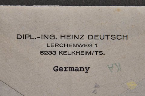 German WWII Signed Photo of Knight's Cross Winner Heinz Deutsch — image 2
