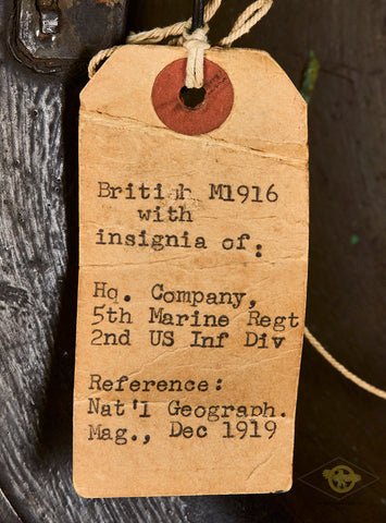 WWI USMC 2nd Division Helmet — image 8