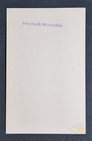 German WWII Signed Photo of Knights Cross Winner Fredrich-Heinrich Musculus — image 3