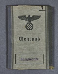 WWII German Kriegsmarine Wehrpass