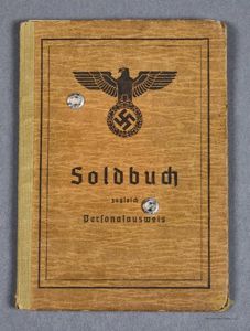 WWII German Army Soldbuch with Additional Documents
