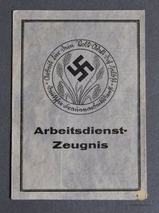 Female Arbeitsdienstzeugnis
