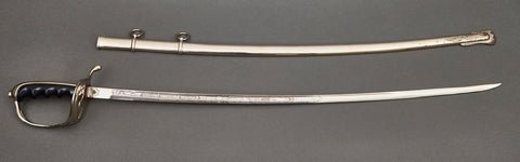 Vintage 1960 N.S. Meyer VPI Virginia Polytechnic Institute Virginia Tech VTCC Corp of Cadets Officer's Presentation Sword