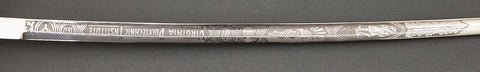 Vintage 1960 N.S. Meyer VPI Virginia Polytechnic Institute Virginia Tech VTCC Corp of Cadets Officer's Presentation Sword — image 6