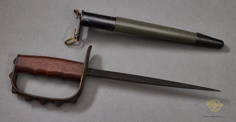 Veteran Bring Back US Model 1917 Fighting Knife with Replica Scabbard ***STILL AVAILABLE***