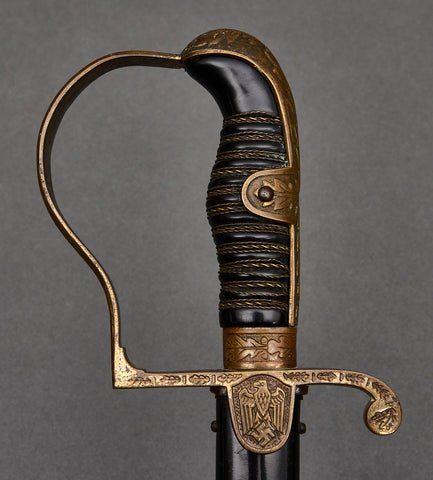 German WWII Army Officers Dove Head Sword by Alcoso — image 9