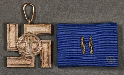 Cased WWII German SS 12 Year Faithful Service Award — image 5