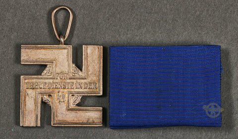Cased WWII German SS 12 Year Faithful Service Award — image 6