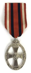 Queen Alexandras Royal Army Nursing Corps QARANC 1957 silver medal badge