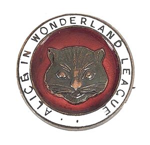 Alice in Wonderland Childrens League Fundraisiing Badge Lewis Carroll Ward St.Mary's Hospital