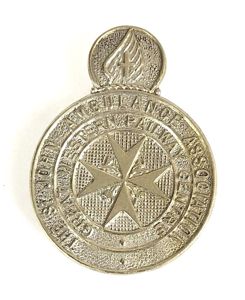 Great Western Railway Centre St John Ambulance Association GWR pin badge