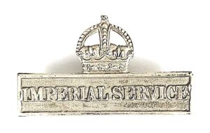 WW1 Territorial Force Imperial Service Volunteer uniform breast badge Lambourne & Co