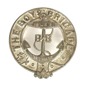 Boys Brigade Officers pre union glengarry cap badge c1886 to 1926
