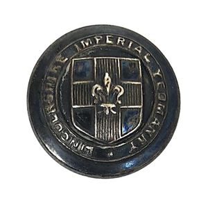 Lincolnshire Imperial Yeomanry officers tunic button c.1901 to 1908