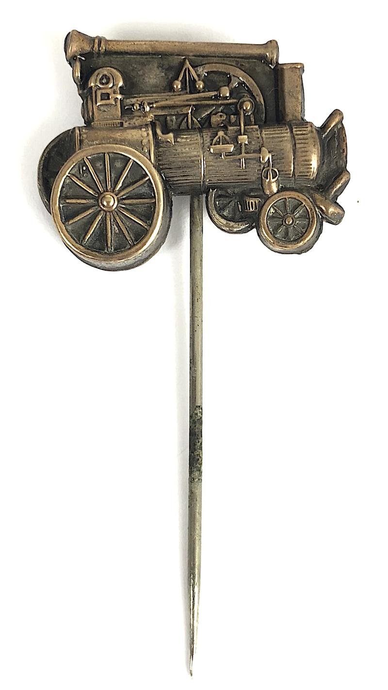 Early 20th Century Traction Engine stick pin badge