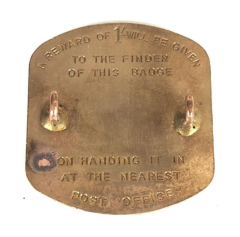 General Post Office GPO 95 STN postmans security badge