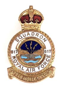 RAF No 617 Squadron The Dambusters Royal Air Force Badge H.W.Miller