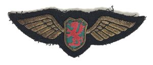Cambrian Airways Airline Pilots Wing Badge Cardiff Airport Wales