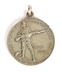 Transvaal War 1899 -1900 National Commemorative Silver Miniature Medal by Spink