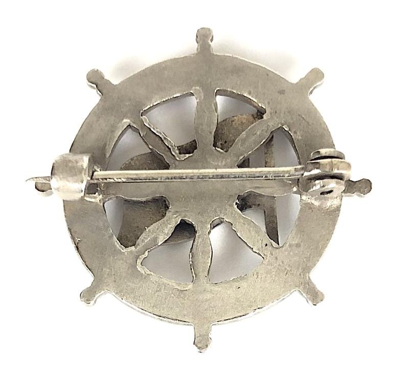 His Majesty's Troopship H.M.T. Huntsgreen Orient Line ships wheel badge