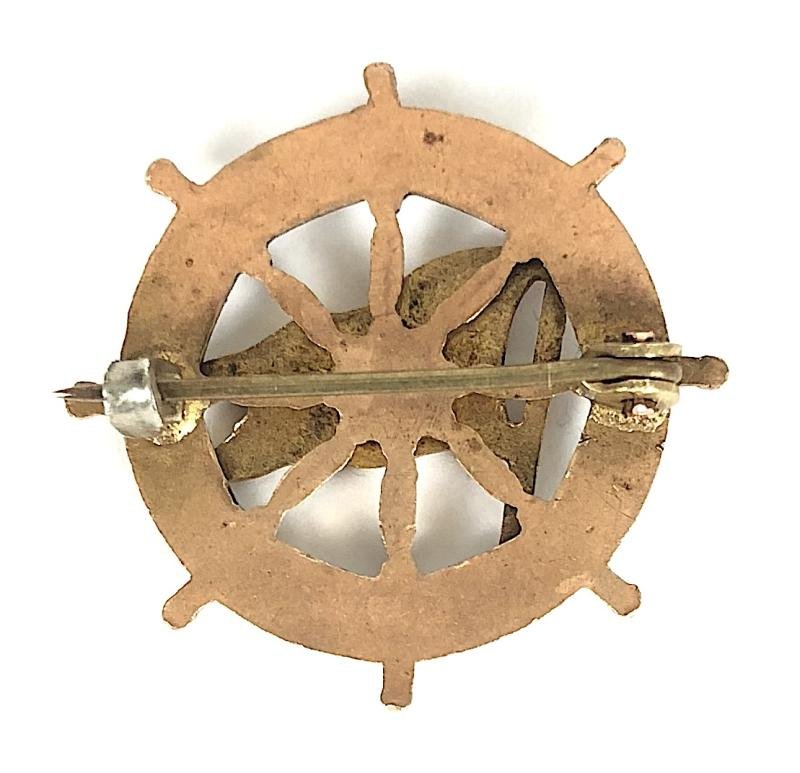 RMS Doric White Star Line Ships Wheel Badge c.1923 - 1934