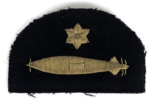 Royal Navy Leading Torpedo Man bullion cloth badge c1903 - 1947 -
