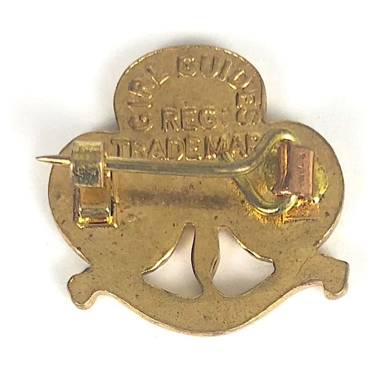 Girl Guides Rangers royal blue enamel promise badge